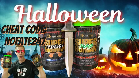 Halloween Edition Pre Workout | Full Pull Day | Super Human Extreme Pre Workout & Super Human PUMP