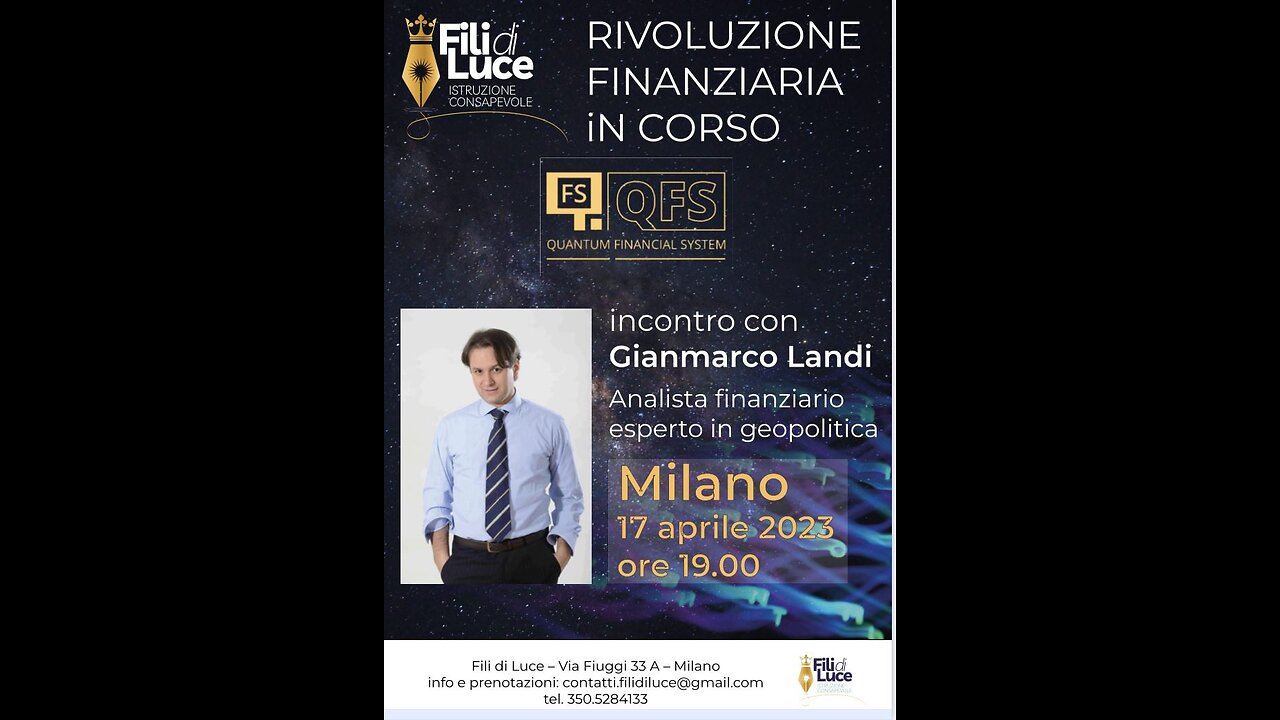 Gianmarco Landi Milano Fili di Luce 17.04.2023