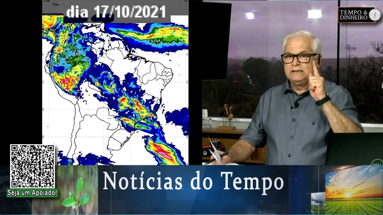 Chove no TO, chove na Bahia, Chove em Minas, chove em SP, choveu no RS; final da semana tem mais