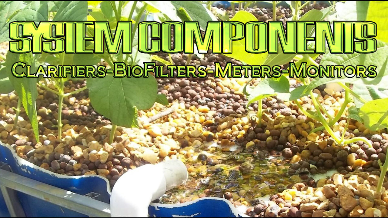 ThatAquaponicsGuy Clarifiers Biofilters Meters Monitors