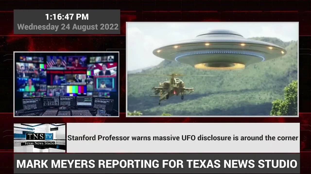 Stanford Professor warns massive UFO disclosure is around the corner