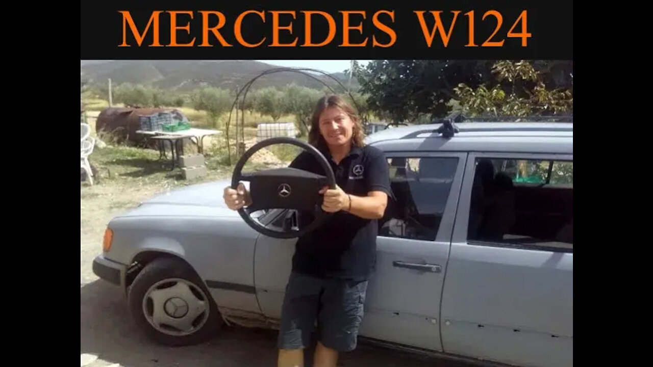 Mercedes Benz w124 - How to remove the steering wheel on a non airbag model tutorial DIY