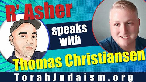 R' Asher speaks with Thomas Christiansen