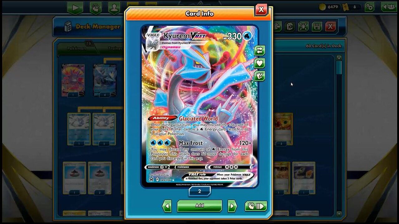 Pokemon TCG Online Kyurem VMAX Frosmoth Deck!!