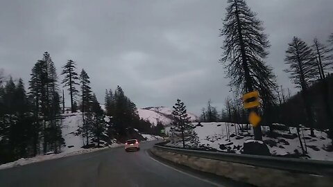 Winter in California's Sierra Nevada