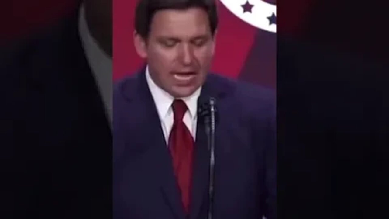 DeSantis speaks on the need to have courage