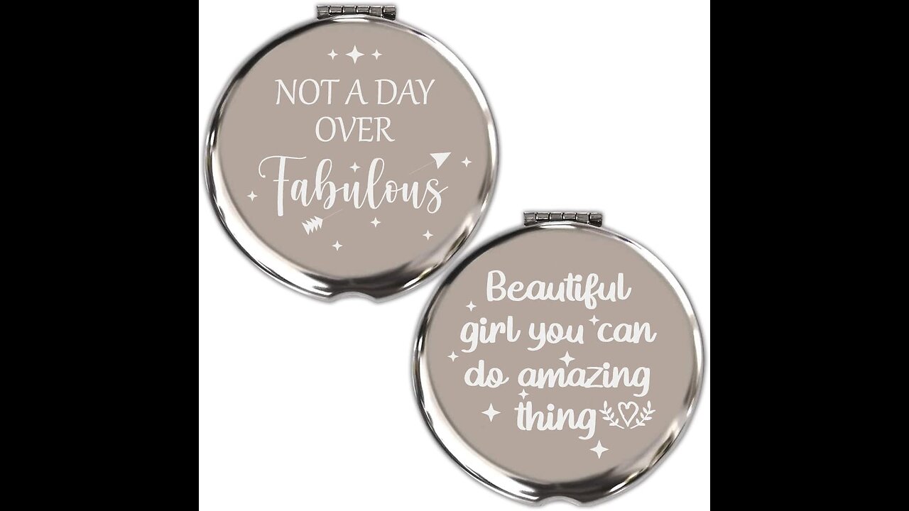 Birthday Gifts for Women-Compact Makeup Mirror,Gifts for Women, Festival ,Valentine's Day,Chri...