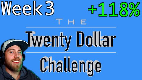 The Twenty Dollar Challenge | How To Grow A Small Account Trading SPY Options | Week 3 Recap