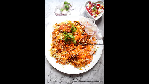Spicy chicken biryani||delicious biryani