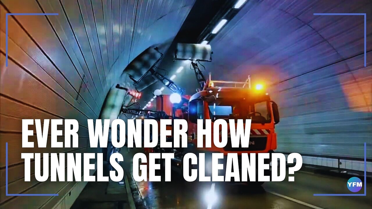 Ever wonder how tunnels get cleaned?