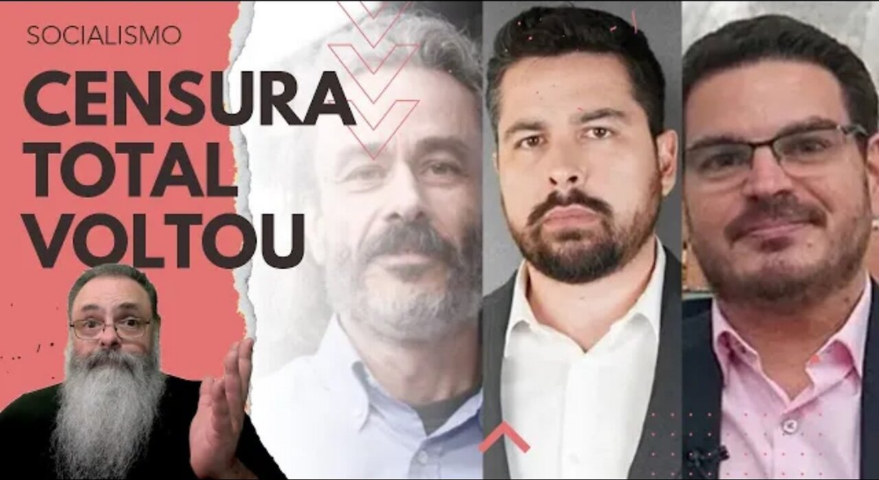 In Brasil DICTATORSHIP of XANDÃO determines TOTAL CENSORSHIP for an INDEFINITE period of FIUZA, FIGUEIREDO and Constantino...