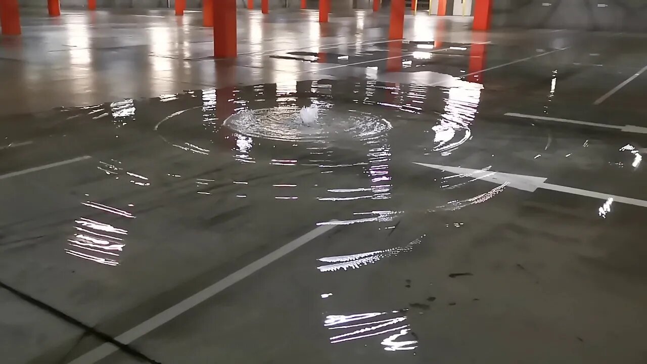 Lab basement fountain! Flood 2 - Electric Boogaloo