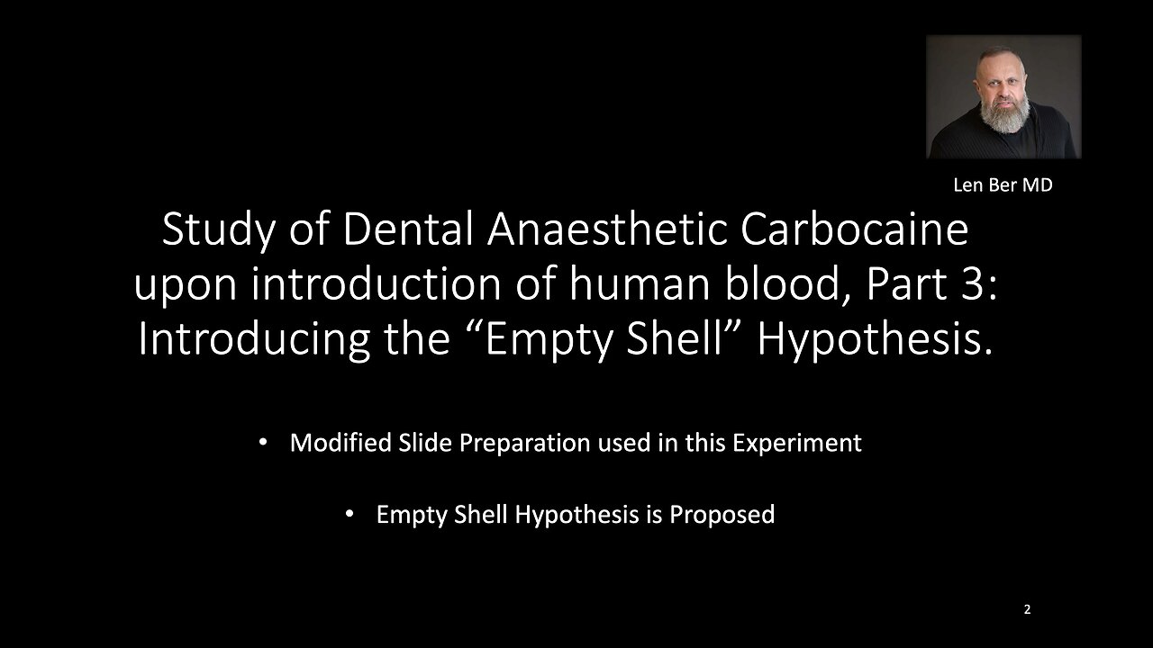 Part 3 of Carbocaine+Blood Experiments: Introducing the "Empty Shell" Hypothesis.