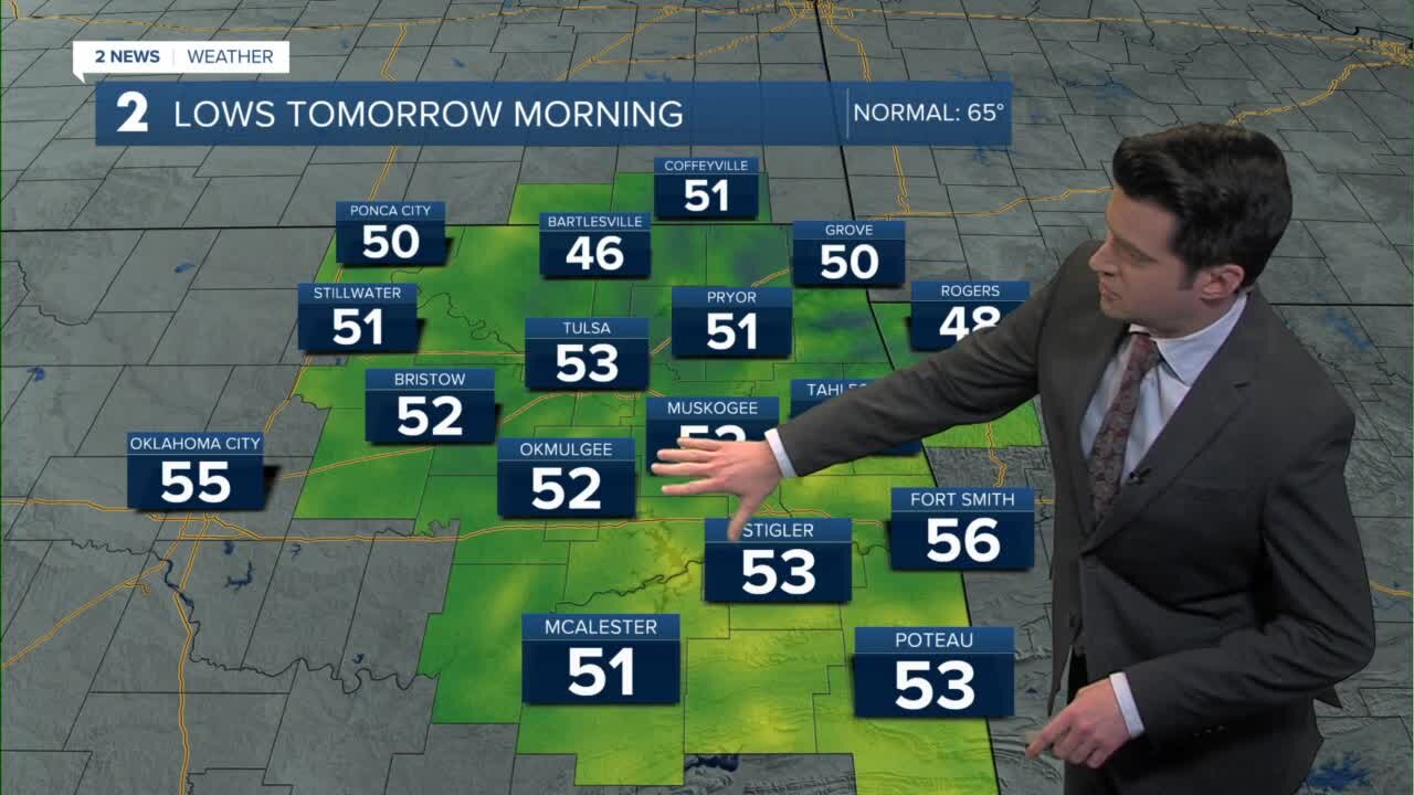 A cold start to Monday