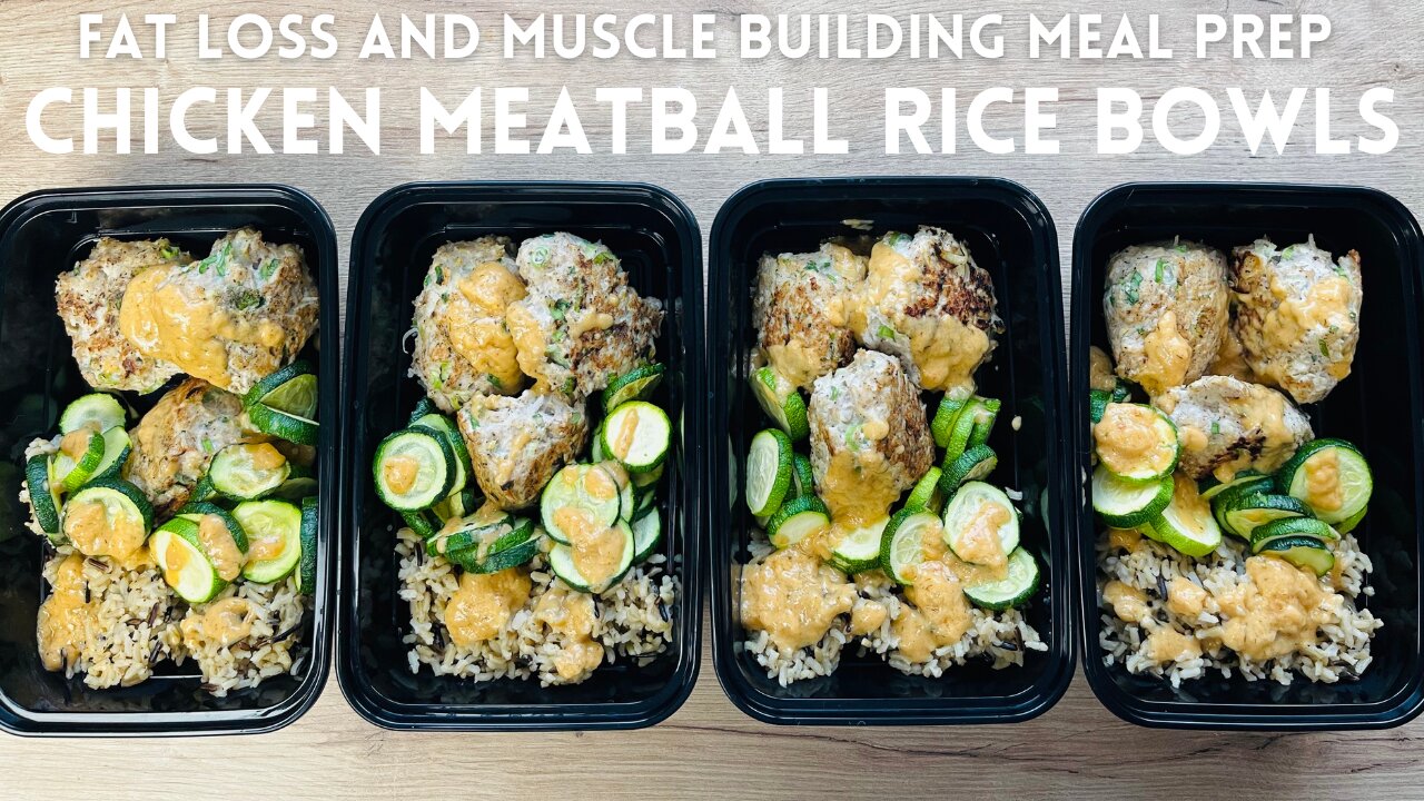 Get Shredded With This Chicken Meatball Meal Prep That Tastes Amazing