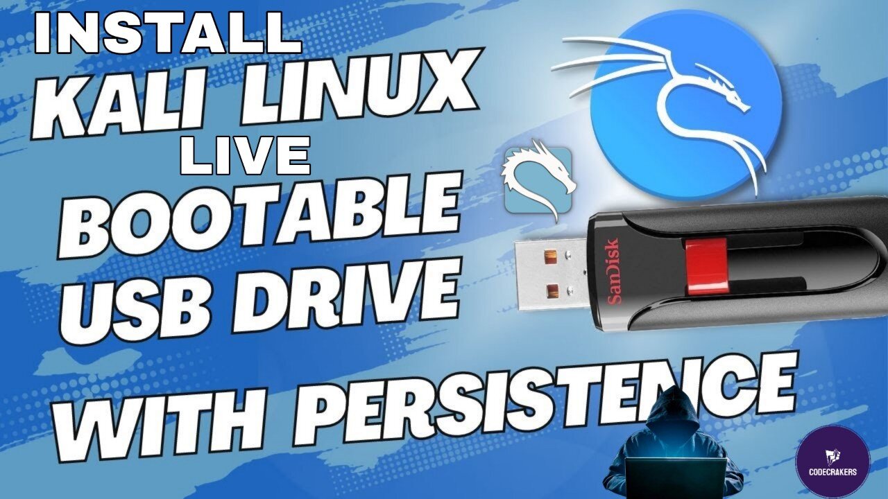 Make Kali Linux Live USB on your any PC II CodeCrakers