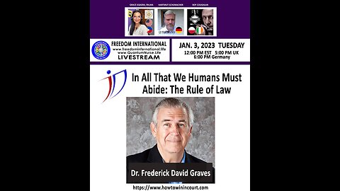 #202 The Rules of Law - Fredrick Graves