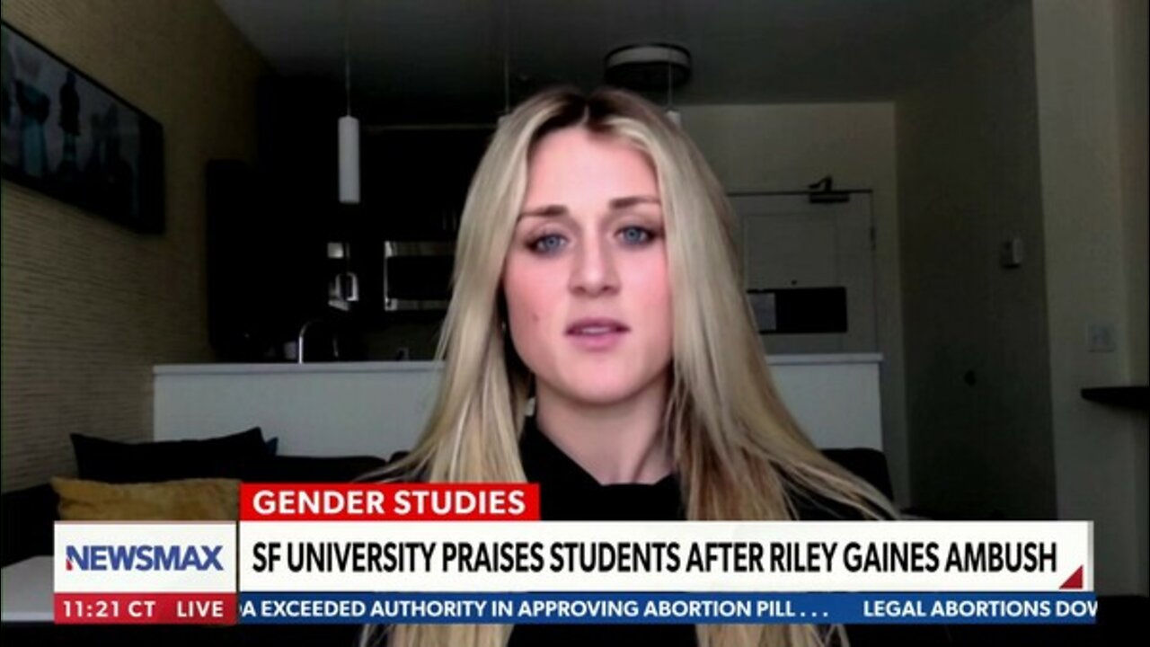 GENDER STUDIES // RILEY GAINES ADDRESSES AMBUSH AT SFSU