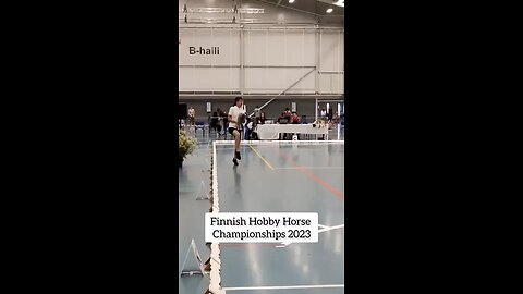 Finland hosted the Hobbihorsing championship - riding an imaginary horse… I’m lost for words 🤭