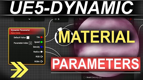 Unreal5 Niagra VFX: Dynamic Material Parameters-!!