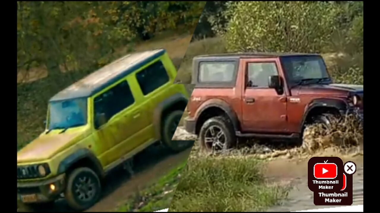 Mahindra Thar vs maruti jimny ofroading compare