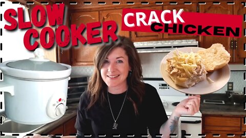 Easy Crack Chicken Recipe for the Road | Boiled bacon and slow cooking in the van!