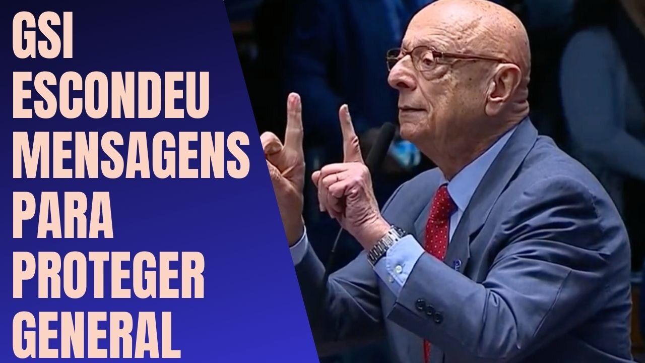 Senador denuncia fraude do GSI para 11 mensagens que comprometiam general