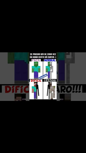 MINECRAFT: PAUSE NA HORA CERTA PARTE 2 #shorts