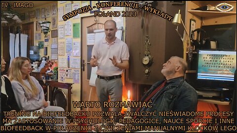 TRENING NA BIOFEEDBACKU POZWALA ZWALCZYĆ NIEŚWIADOME PROCESY,MA ZASTOSOWANIE W PSYCHOLOGII,PEDAGOGICE,NAUCE,SPORCIE I INNE BIOFEEDBACK W POŁĄCZENIU Z ĆWICZENIAMI MANUALNYMI KLOCKÓW LEGO TV IMAGO 2023 WARTO ROZMAWIAĆ.