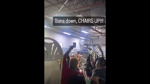 Guns down, Chairs Up!!!!!