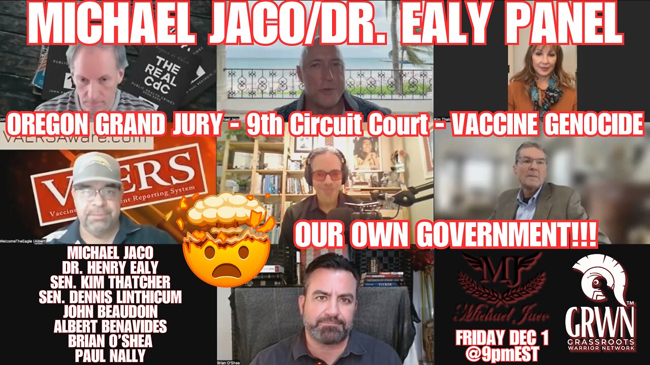 MICHAEL JACO: Vax criminal fraud, treason charges coming for MANY - YOUR State too!