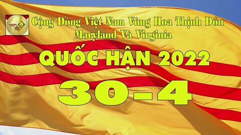 Thông Báo Cộng Đồng Tưởng Niệm 30 Tháng 4 lần thứ 47 tại thủ đô Hoa Thịnh Đốn..