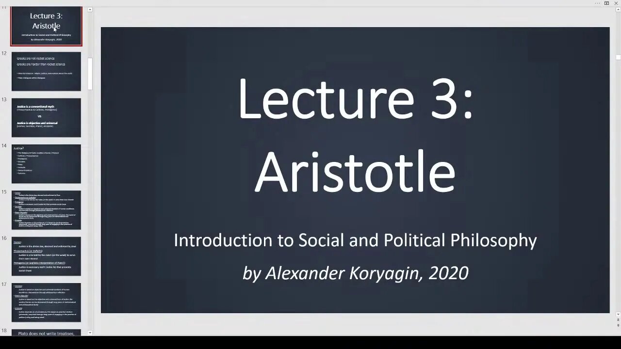 Aristotle's Politics | Introduction to Political Philosophy