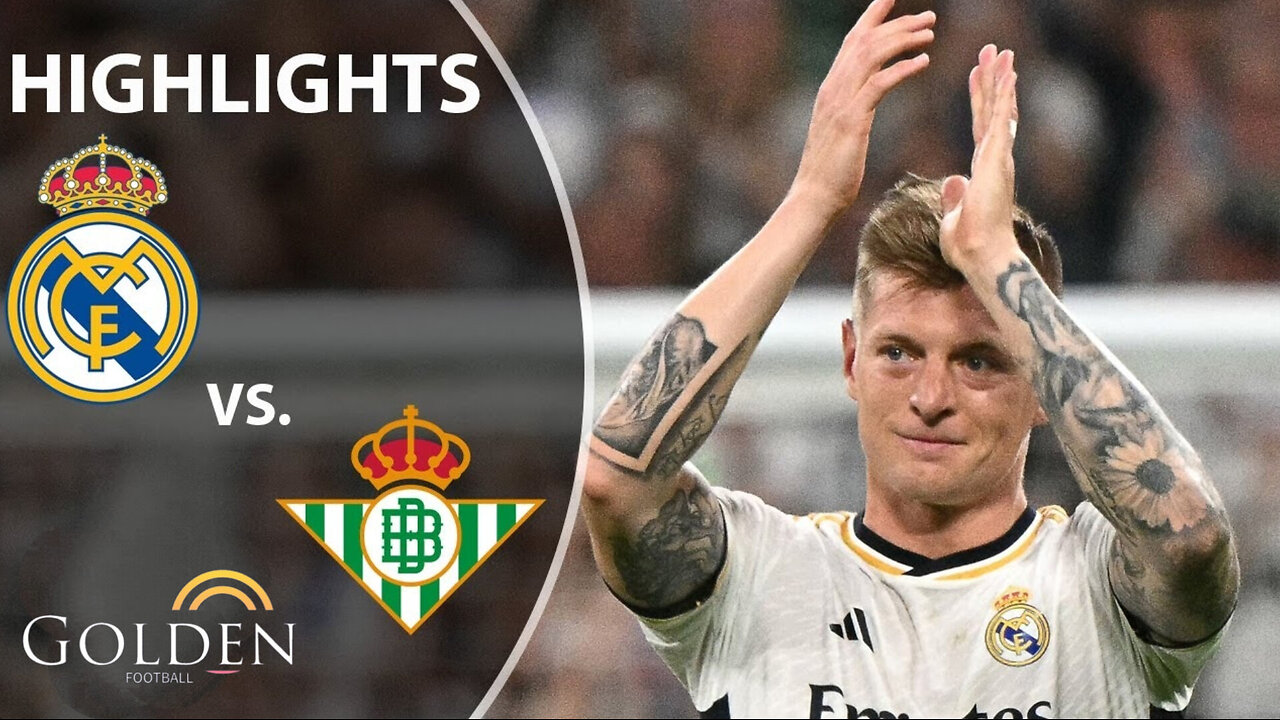 Toni Kroos sendoff at the Bernabeu 🙌 Real Madrid vs. Real Betis _ LALIGA Highlights