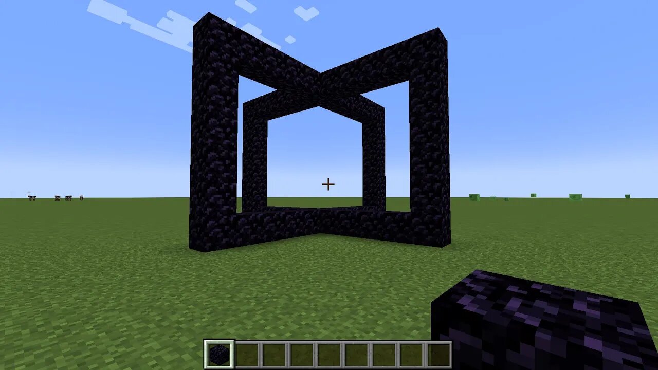 The correct way to make the nether portal