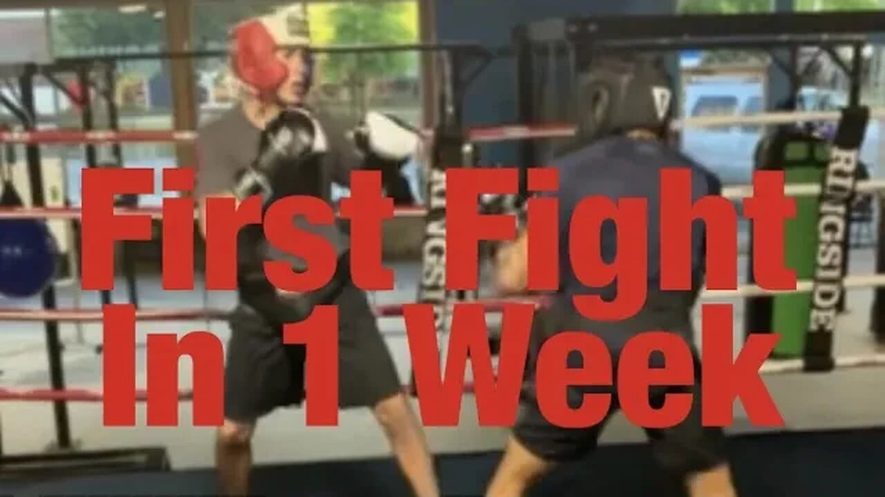 First Boxing Match 1 Week Away!