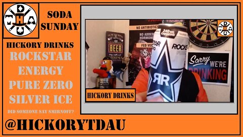Rockstar Pure Zero Silver Ice I Hickory Drinks I Soda Sunday I Did someone say Smirnoff Ice