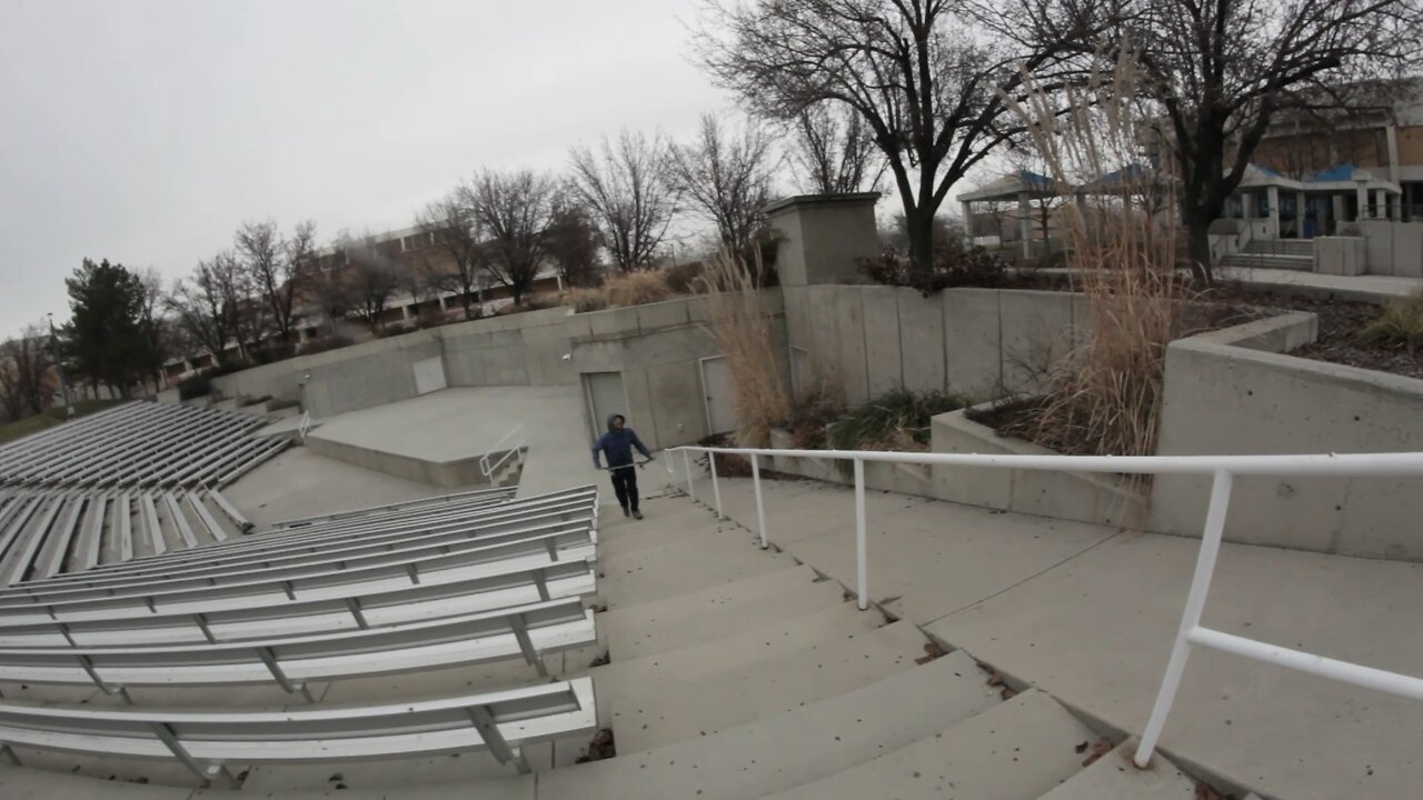 Skateboarding a HUGE Bank | FireWing Club