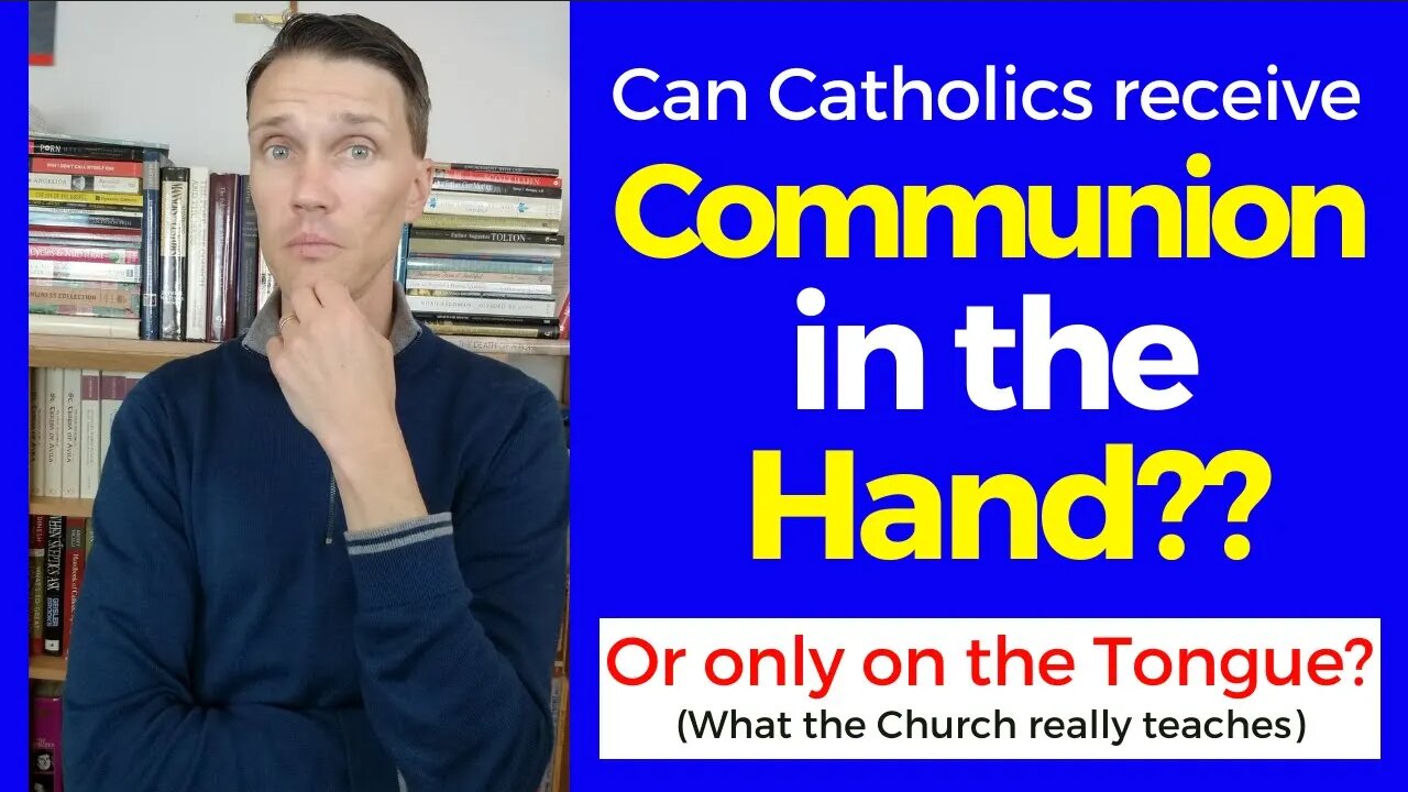 How to receive Communion! (Communion in the hand or on the tongue?)