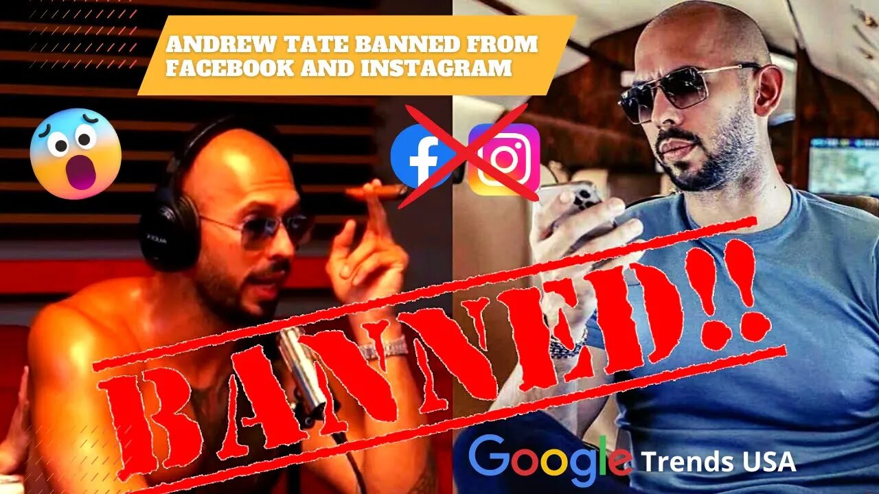 Andrew Tate banned from Facebook and Instagram