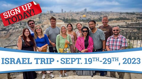 TLR Israel Trip 2023 🇮🇱 Sign up Today!