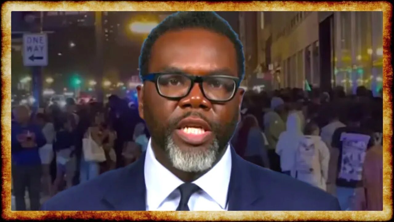 Police BLAME Brandon Johnson for Chicago Looting