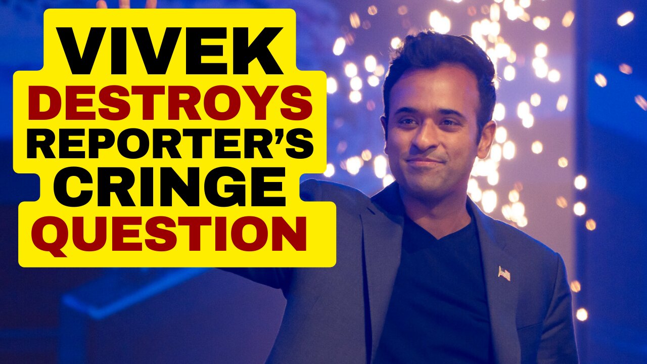 VIVEK RAMASWAMY Destroys Woke Reporter #vivekramaswamy