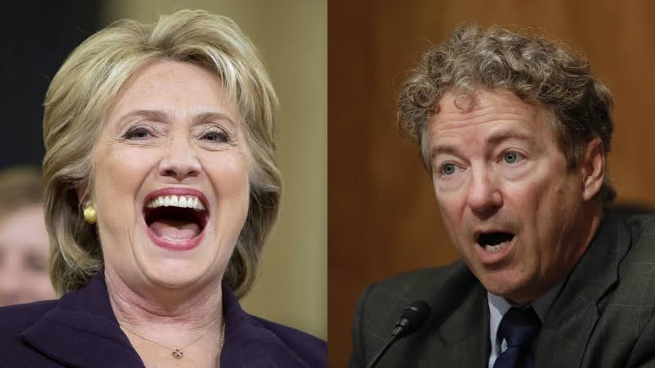 "YOU SHOULD BE LÖCKED UP" Fed up Rand Paul Humilliates Hillary Clinton in Congress