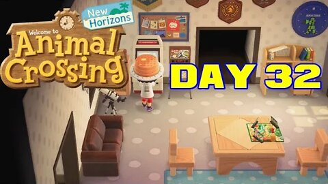 Animal Crossing: New Horizons Day 32 - Nintendo Switch Gameplay 😎Benjamillion