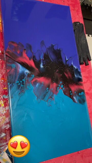 🥰4 more Resin Results ~ #dutchpour #krystalresin #shorts #art #forsale #yyc #shoplocal #abstractart