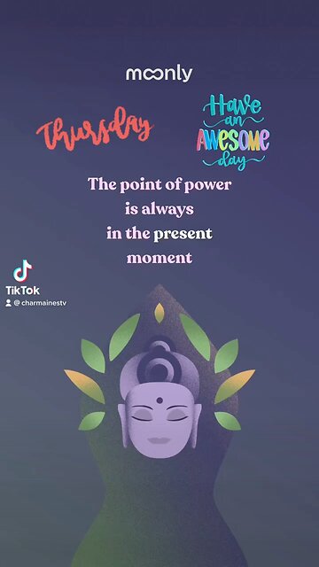 Power is Always in the Present #Affirmations #thursday #positievibes #viral
