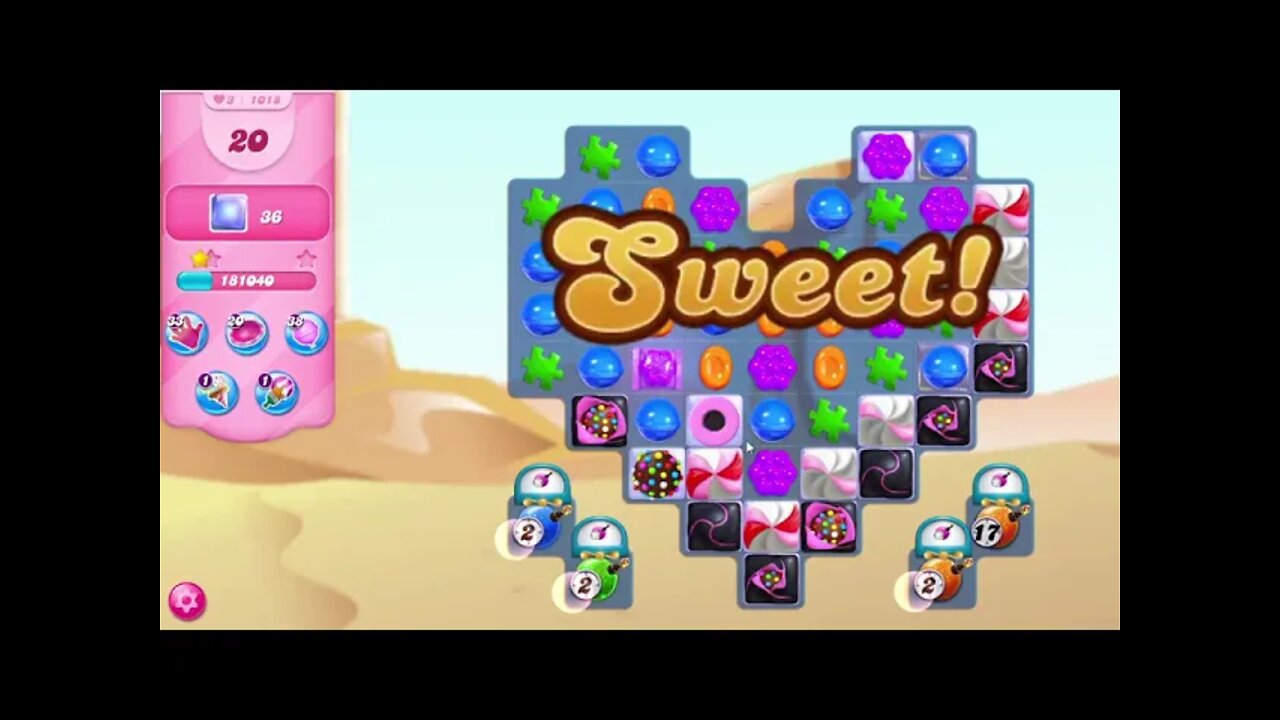 Candy Crush Saga Level 1018