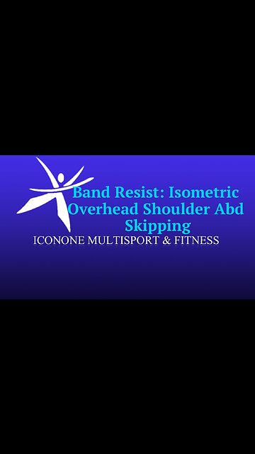 Band Isometric Shoulder Abduction: Skipping
