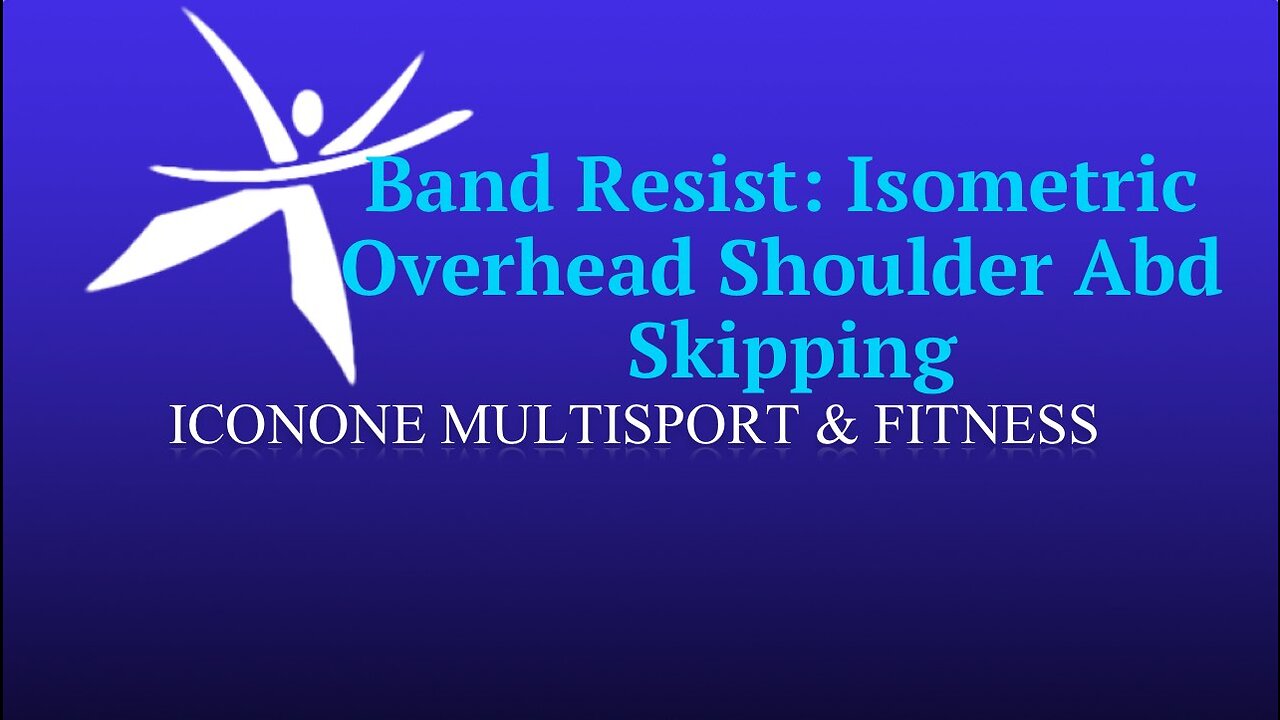 Band Isometric Shoulder Abduction: Skipping